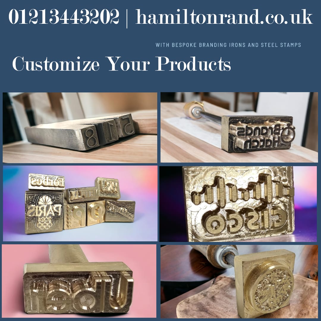 HamiltonRandLtd's tweet photo. Unleash your creativity with our bespoke branding irons and steel stamps! 🎨🔥 Whether you're a small business owner or a passionate crafter, these tools will help you leave a lasting impression. #CreativeBranding #SteelStamps #LeaveYourMark
Order Now - https://t.co/D32leX1RdW https://t.co/55W8GyTPuZ