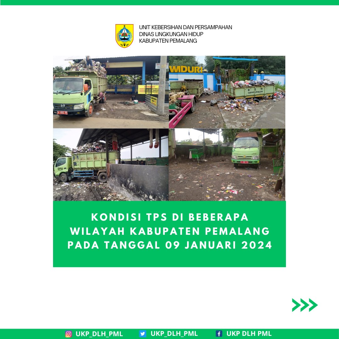 UKP_DLH_PML's tweet photo. Selasa, 09 Januari 2024 UKP DLH PML melakukan kegiatan membersihkan area TPS dan beberapa jalan di wilayah Kabupaten Pemalang. 

https://t.co/nbN5MlRdAa https://t.co/zo43ZPX3QJ