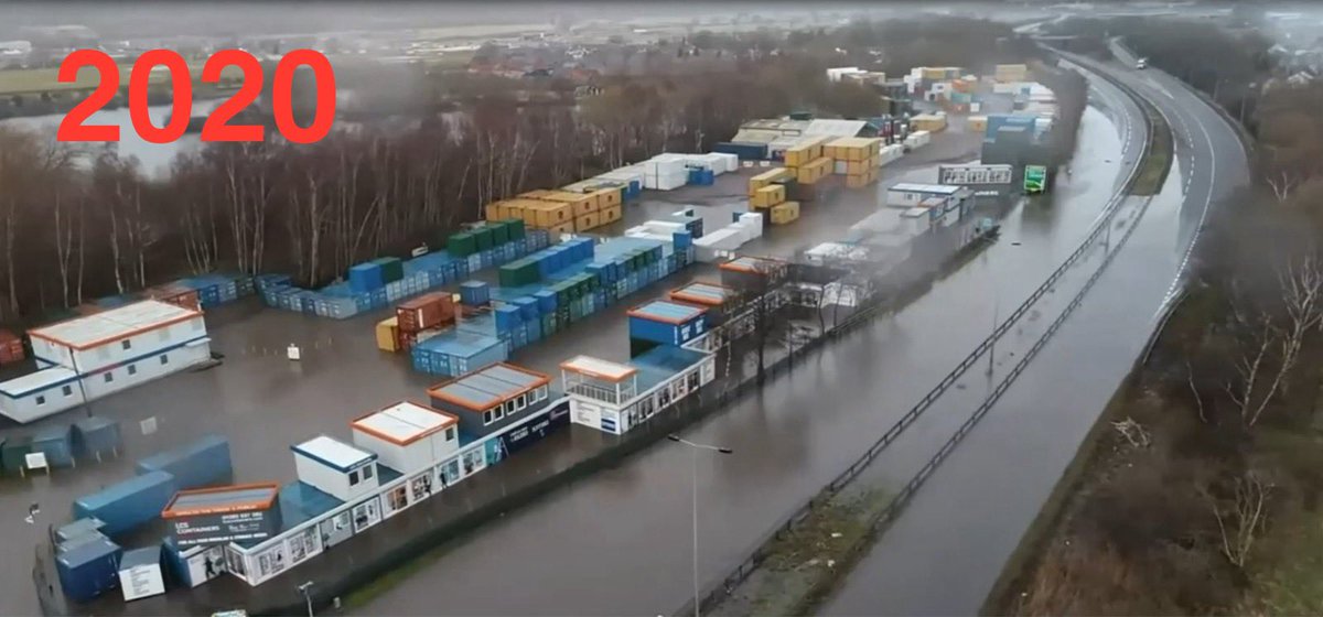 IanJonesEA's tweet photo. We saw the highest recorded levels on the #Trent last week after #StormHenk. 

Our #flood scheme at #Burton didn’t just protect ~5000 homes &amp; businesses in the town, it also kept the A38 open, minimising disruption to many more &amp; the wider economy.

👉 https://t.co/7vygJPujeS https://t.co/RzPUqN8nvX