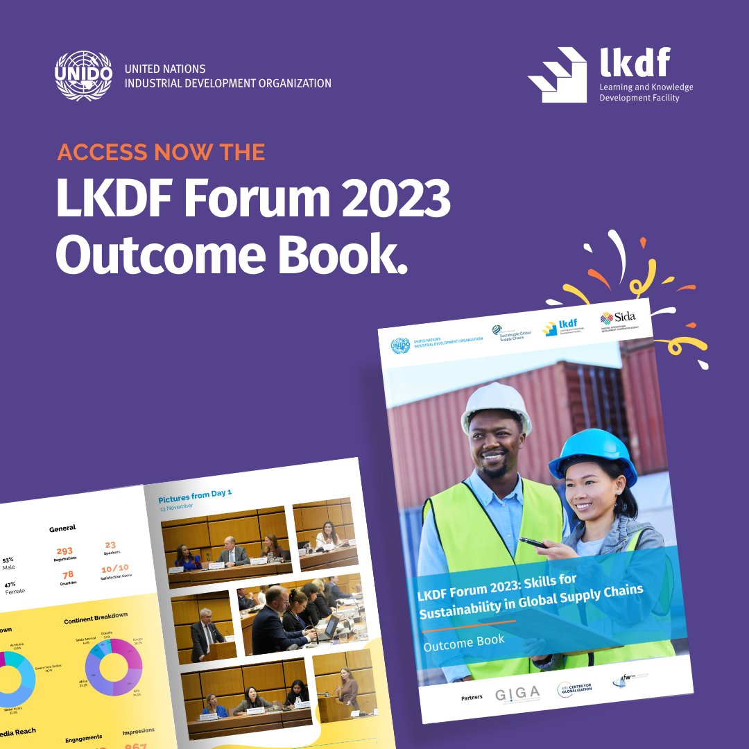 You can now access the LKDF Forum 2023 Outcome Book! 📣 Take a peek at the highlights of the latest LKDF Forum on “Skills for Sustainability in Global Supply Chains.” 🌍 Access here 👇 lkdfacility.org/resources/lkdf…