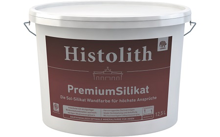 Histolith Premium Silikat Innenfarbe weiß 12,5 Liter, SOL Silikatfarbe, Nassabriebklasse 1, kaufen Sie in Hamburg bei Farben Frost direkt im Ladengeschäft, oder online farben-frost.de