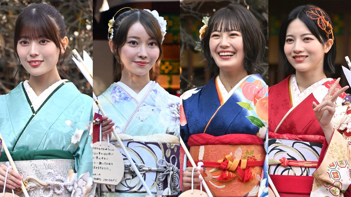 oricon's tweet photo. 乃木坂46新成人メンバー、乃木神社で成人式💕
過去最多の8人が集結「私たちは上り竜世代」

📸集合＆ソロ写真など全15枚✨
https://t.co/oyICeGXY6D

⛩岩本蓮加、黒見明香、清宮レイ、林瑠奈、松尾美佑、一ノ瀬美空、岡本姫奈、川﨑桜

#乃木坂46 #乃木坂の成人式 https://t.co/UpXokNtscR