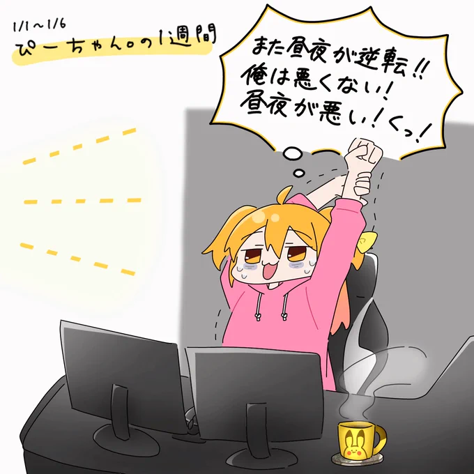 〖 1/1〜1/6 〗⑤

ぴーちゃん。の1週間‼️🐣

#ぴーまるあーと #P丸様。 
