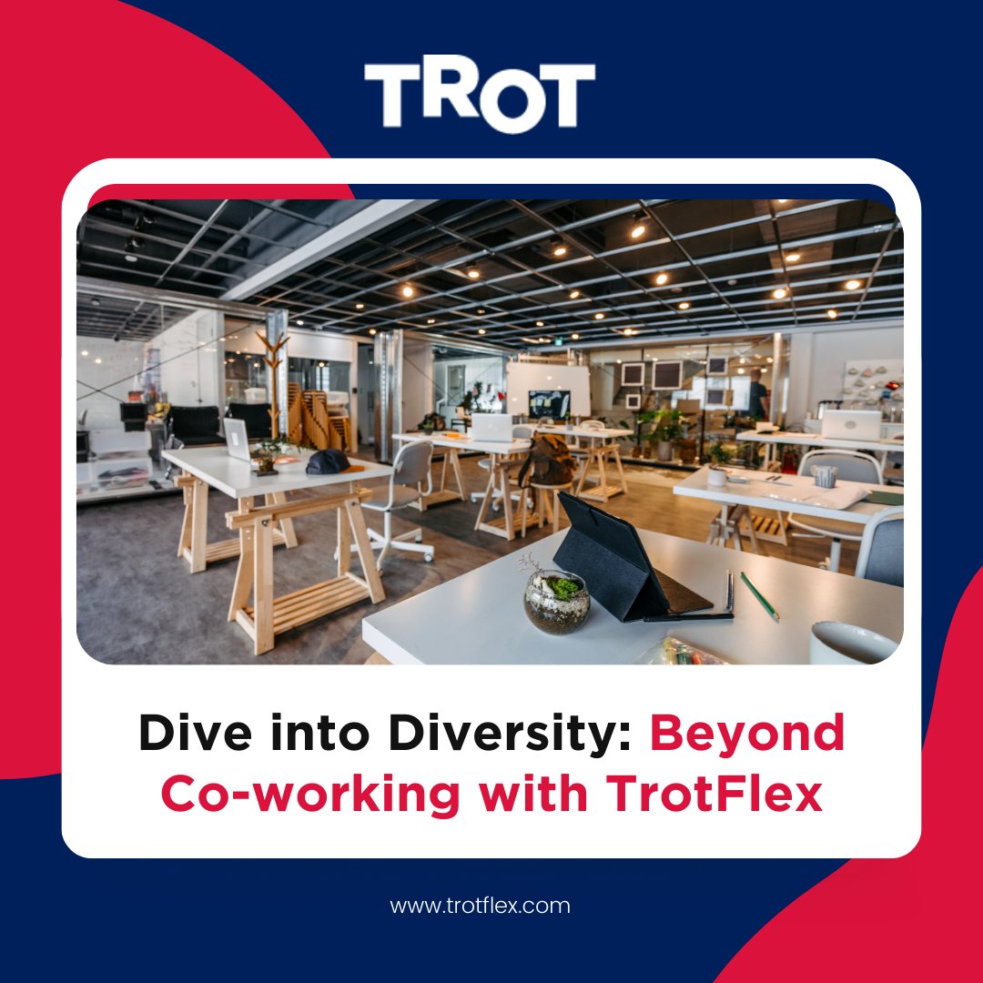 trotflex's tweet photo. 🌟 TrotFlex isn't just about co-working spaces—it's a spectrum of solutions! From niche-specific hubs to pop-up workspaces and remote work centers, explore the array of workspace options redefining how we work.

#WorkspaceDiversity #TrotFlexSolutions https://t.co/xWh5G6HxgV