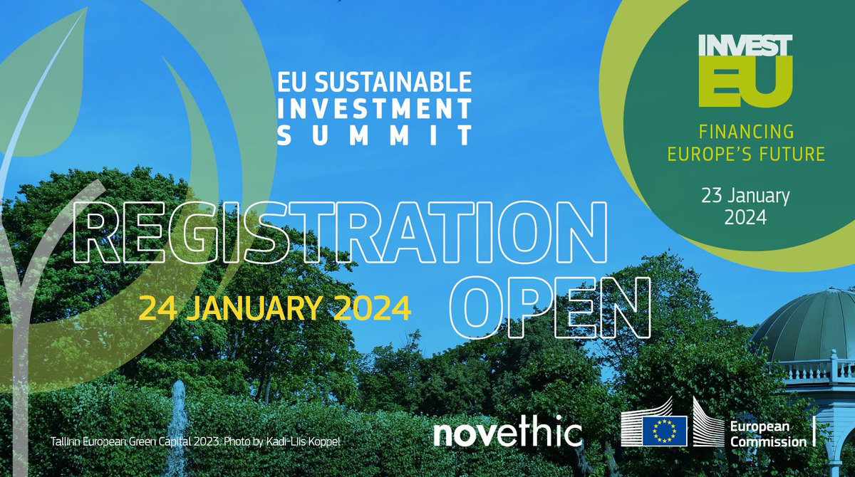 📅 The InvestEU: Financing Europe’s Future event is coming up soon on 23 January!

The event will highlight the opportunities offered by #InvestEU and give you the opportunity to engage with InvestEU partners &amp; stakeholders.

Secure your spot now 👉 europa.eu/!YFcm3d