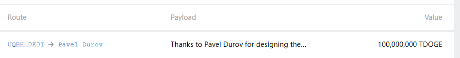 TONtdoge's tweet photo. tHANKS TO pAVEL dUROV FOR DESIGNING THE POSTER, A SIMPLE meme, A LITTLE SURPRISE—————1% of TDOGE given to Pavel Durov https://t.co/BQJMAh1pCL
