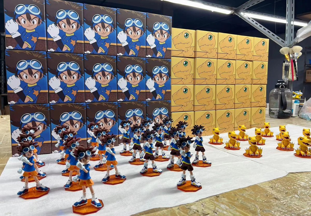 GKloopnews's tweet photo. PRODUCTION UPDATE: Taichi Kamiya &amp; Agumon – MIMAN Studio

MIMAN studios is wrapping up the production of their Taichi Kamiya &amp; Agumon figures!
#TaichiKamiya #Agumon #Digimon #DigimonFigure #DigimonFans #DigimonAnime #DigimonSeries #Anime #MIMANStudio

https://t.co/2t39mPVHTR https://t.co/CS9VjbcbU8