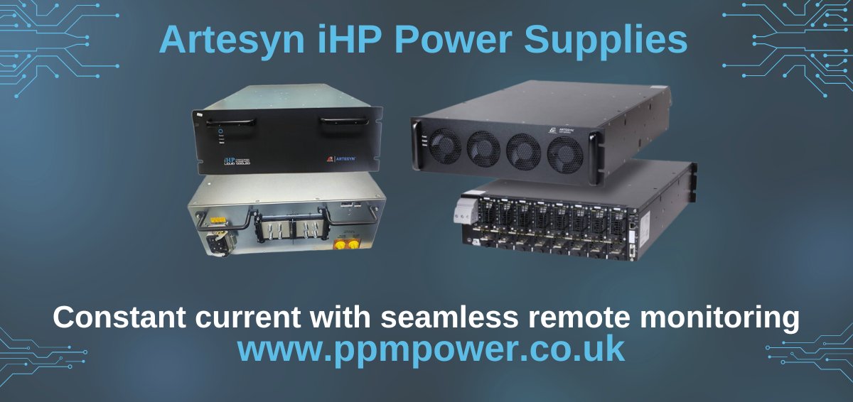 ⚡️🔌  Power up your projects with the versatile Artesyn modular iHP high power system.
More information here 👉 ppmpower.co.uk/precision-powe…
#PowerSupply #PowerSupplies #PowerSystem #Horticulture #MedicalPower #Semiconductor #IndustrialPower #HorticultureLighting