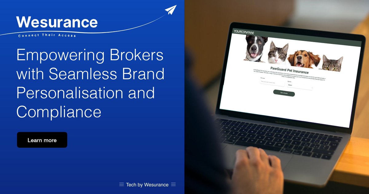 WesuranceIO's tweet photo. With our services, #insurance brokers can confidently navigate the competitive landscape and establish themselves as trusted and reputable entities in the world of finance.

If you would like more information on any of our products, please send our COO, @NatalieYMFong1 a message. https://t.co/1F8ERKNvfP