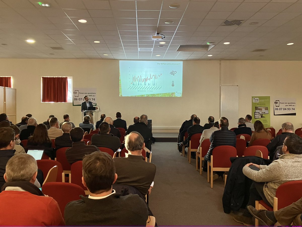 ITBetterave's tweet photo. 👉🏼RDV aujourd’hui de 9h30 à 12h30 pour le comité technique ITB Somme/Oise à Estrées-Saint-Denis 
Au programme : enseignements de la campagne, points cerco, désherbage, jaunisse #PNRI, et retour sur #Betteravenir2023 👍🏼 https://t.co/gZxuJxfMaV