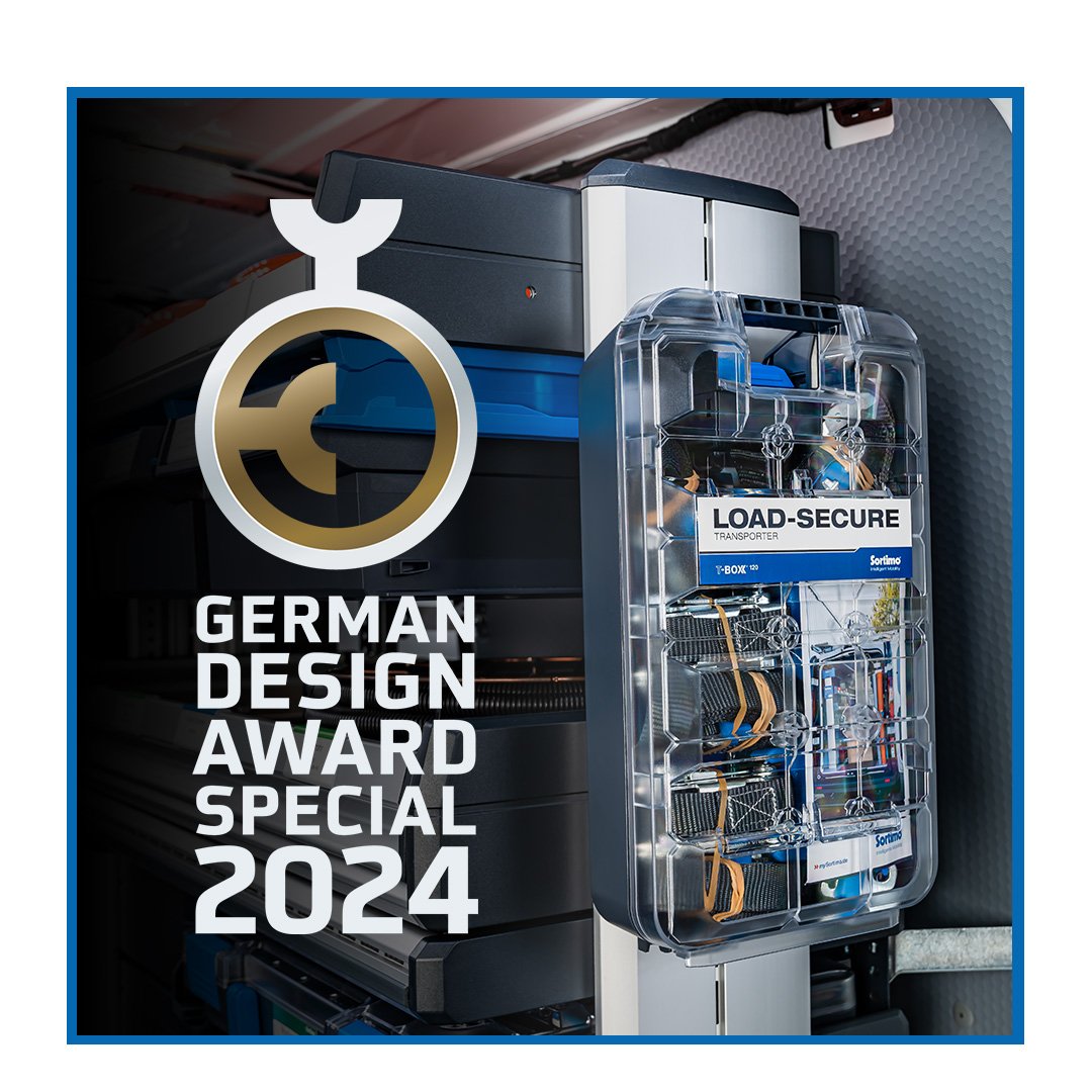 SortimoGmbH's tweet image. Wir freuen uns riesig über den Gewinn des German Design Awards 2024 für unsere T-BOXX nGen in der Kategorie "Excellent Product Design" im Bereich Workshop and Tools.🛠️🏆

#GermanDesignAward #2024 #Winner #Sortimo #Danke #Design #TBOXX