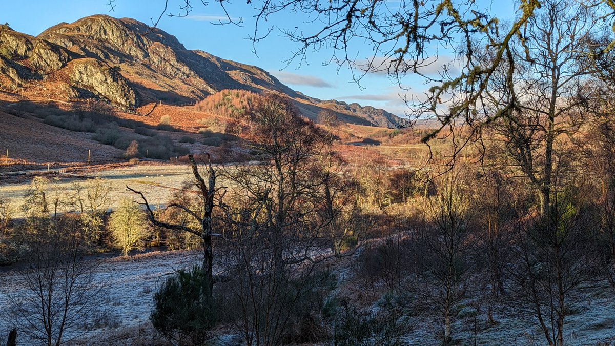 Frosty morning, Glen Lednock.