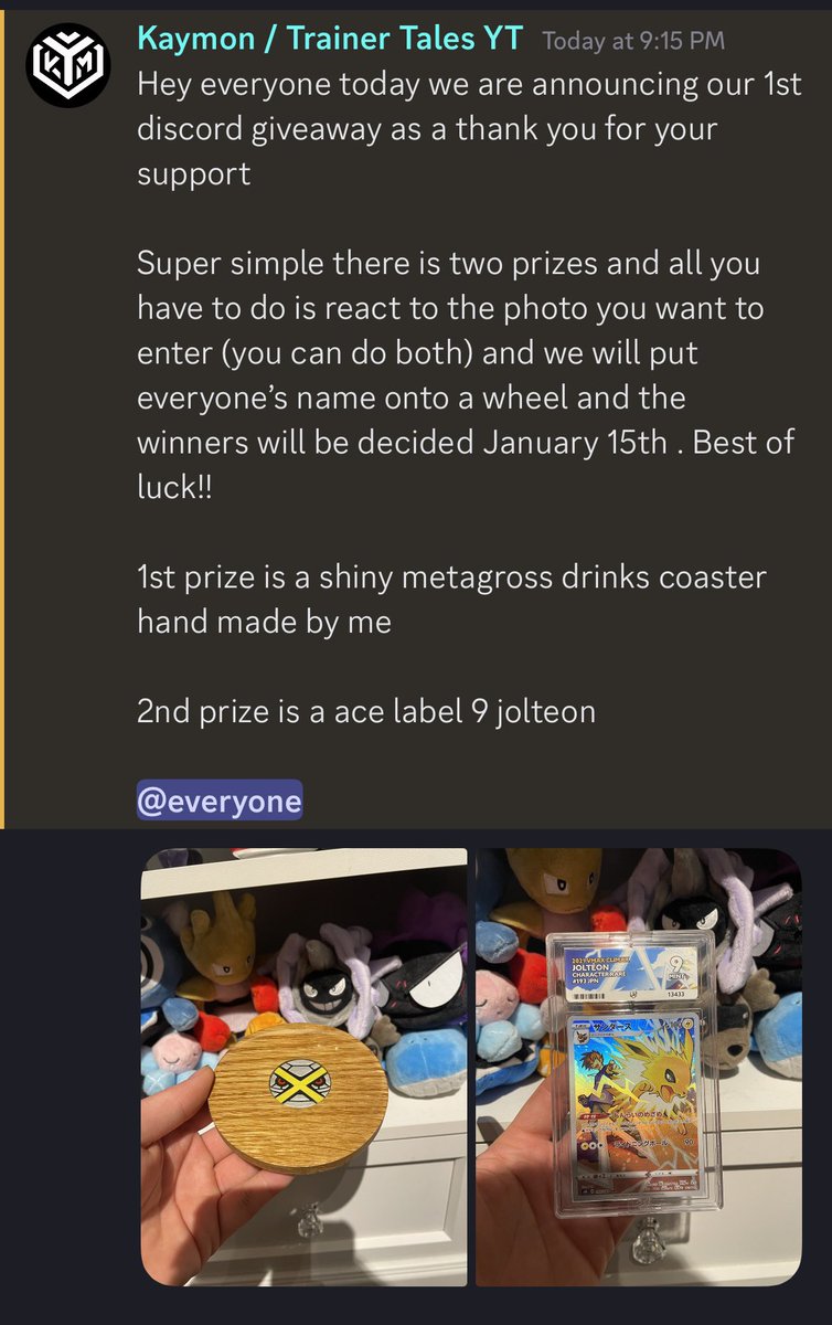 xKaymon's tweet photo. Pokémon fans we are running a giveaway over on our discord channel

If you are wanting to take part all you have to do is join the discord and follow the rules!! 

https://t.co/EnpwsD6wLP

#Pokemon #Giveaway #acelabel #PokemonScarletViolet https://t.co/2CxyV7Ozlv