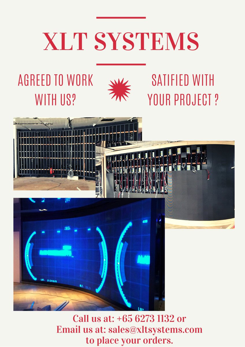 xltsystems's tweet image. XLT Systems Pte Ltd is your premier partner in the creation of tailor-made Video Wall brackets.

At XLT Systems, we pride ourselves on our precision engineering and commitment to delivering solutions that meet the unique requirements of our valued clients. 
#tvbracket #TVBrackets
