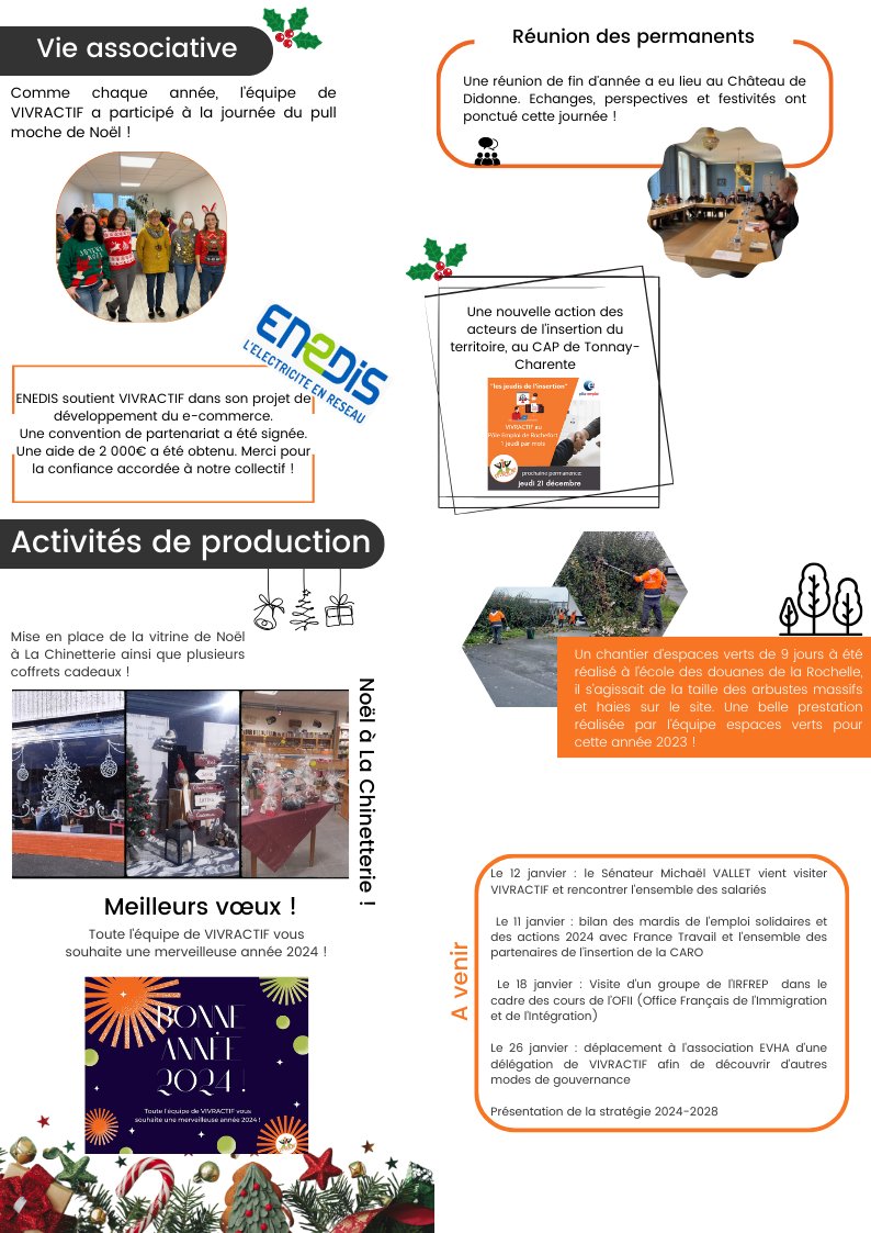 vivractif's tweet photo. Retrouvez les infos de VIVRACTIF dans notre blabla de décembre ! https://t.co/WTqEUEgA3c