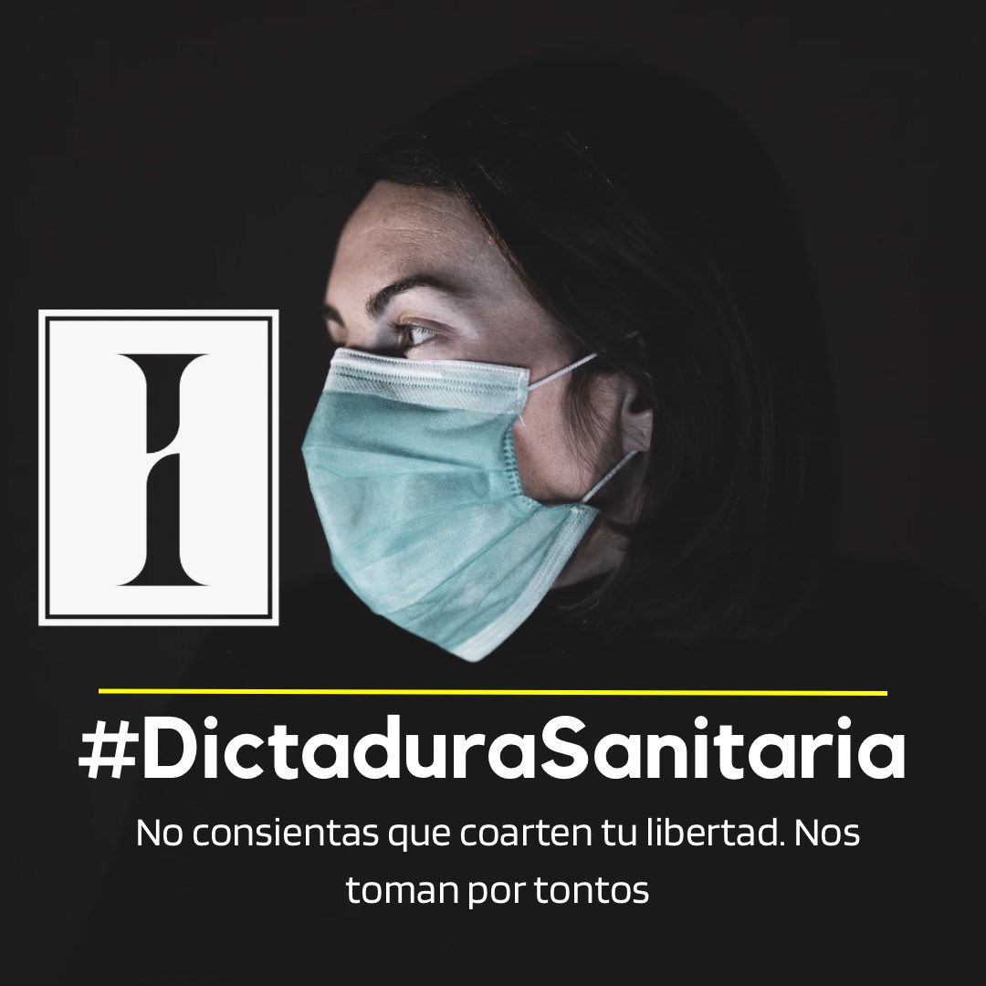 IPS_Esp's tweet photo. #ULTIMAHORA | 🔴🩺 Consideramos que imponer el uso de la #Mascarilla es sectario y además ineficaz. 

🏥📈 Los hospitales están repletos de gente #Vacunada: nos toman por tontos, no debemos ceder ante el sectarismo y la mentira de la #DictaduraSanitaria. 

#MascarillasNo https://t.co/4Lqi39kg64