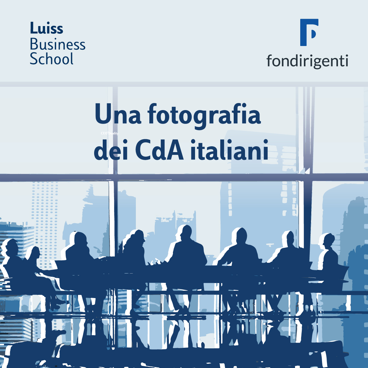 Luiss Business School ha realizzato il primo report di ricerca sui #CDA italiani che, nell'ambito del progetto promosso da @Fondirigenti sulle competenze dei Consiglieri di Amministrazione, restituisce la fotografia dell'attuale composizione dei CdA in termini di struttura e