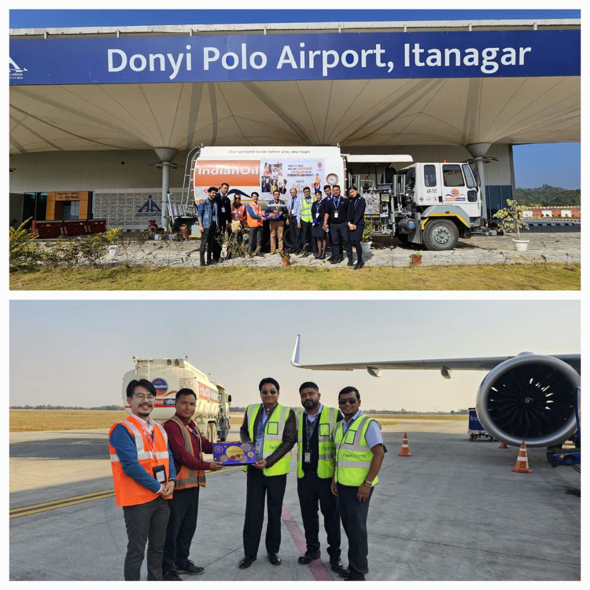 Customers' Day observed at Holongi AFS with Team Indigo.