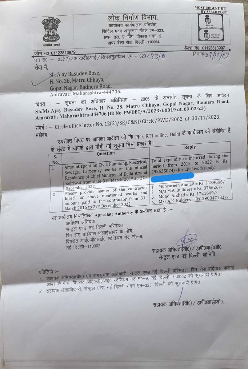 AjayBos93388306's tweet photo. @MeghUpdates This Exposure is based on My RTI Query https://t.co/kKc3TGpwjq