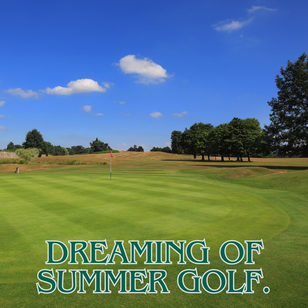 The course is closed due to snow. The Clubhouse will be closing earlier today, please check with the clubhouse for opening times.

But we’ve got to be honest we’re dreaming about the summer season with the sun out and blue skies.

#courseclosed #dreamingofbetterweather #kentgolf