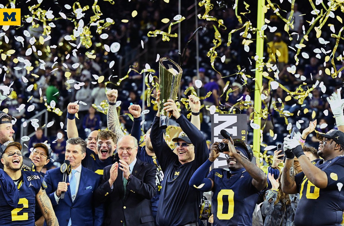 Team 144. 
The Leaders and Best.
2023 National Champions. 

#GoBlue | #NationalChampionship