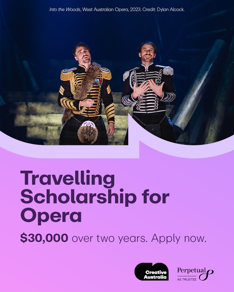 The Sir Robert William Askin Operatic Scholarship offers $30,000 over two years to support the professional development of a talented individual, through interstate and/or overseas travel. Apply by Tuesday 6 February: brnw.ch/21wFUmO