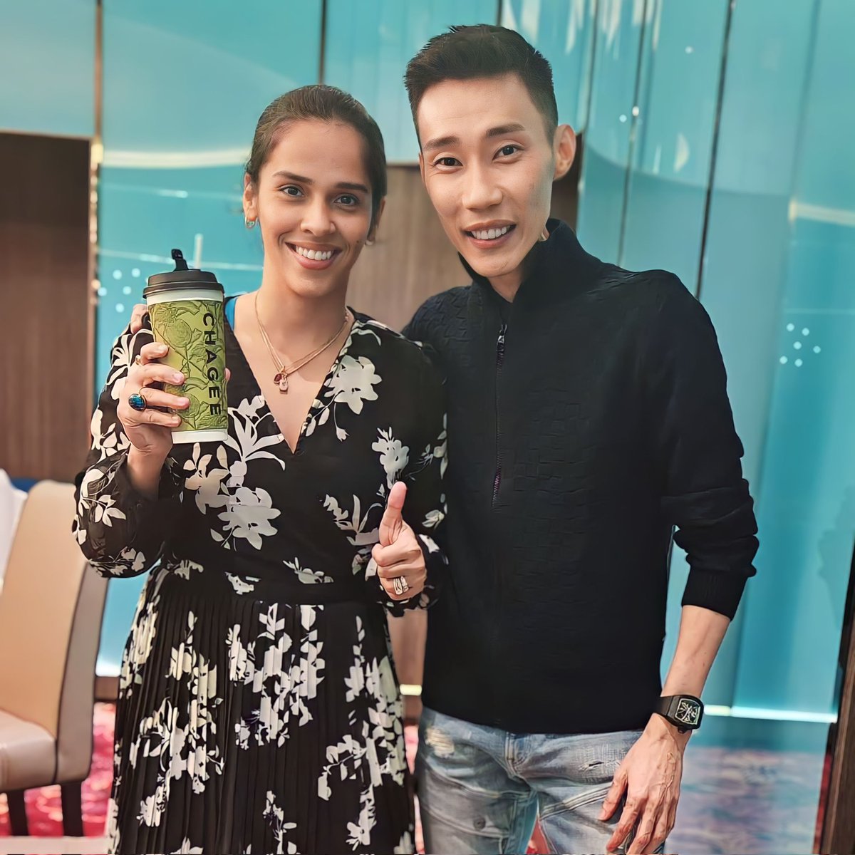 NSaina_FansClub's tweet photo. Queen of Badminton Saina Nehwal @NSaina with Lee Chong Wei @LeeChongWei

#QueenOfBadminton #Badminton https://t.co/qHCMPGxcFm