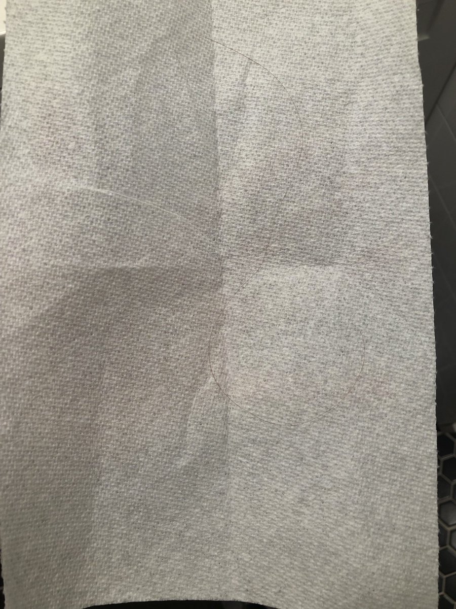 DaNewHappiness's tweet image. I came home from about 10 hrs of hanging with the family to a long red hair on my restroom floor Matt. The Matt is white so it stuck out .. I feel as if she broke in while I was away .. what should I do? #stalking #breakingandentering #denver