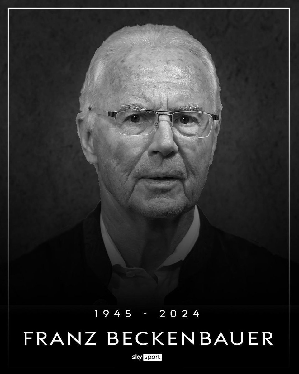 iamloi69's tweet photo. 🕊 TIN BUỒN
Huyền thoại bóng đá Đức và Thế giới, Franz Beckenbauer đã qua đời ở tuổi 78 vào hôm nay 💔
Thông tin được gia đình Hoàng đế xác nhận ⚫️🇩🇪
RIP, Kaiser Franz 👑
📸 Sky Sport DE
#bongda24h #fifa #ChampionsLeague #cheoX #cheouytin https://t.co/WZcSDPNFOp