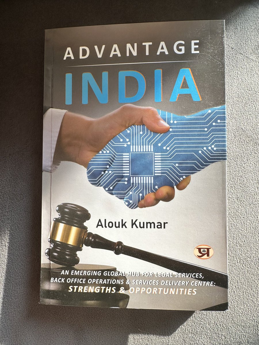 ‘Advantage India Book Review’ on Amazon: 
An incredible read amazon.in/gp/aw/review/9…

#Book #booklovers #bookreview #bookreviews #AloukKumar #Inductus #InductusLegal #InductusGlobal #BooksWorthReading #BookTwitter #USLaw #Legal #LegalServices #Law
