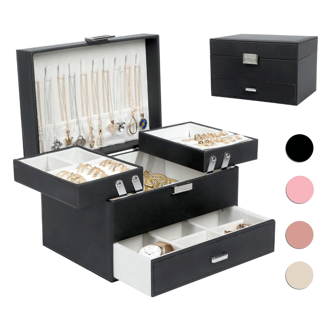 offerdell's tweet photo. 3 Layers Jewelry Storage Organizer for Earring, Ring, Necklace, Bracelets.
Check it: https://t.co/aP42ziYU5B
#jewelrybox #jewelrystorageboxes #jewelryorganizer #jewelry #jewelryboxforwomens #womensjewelrybox https://t.co/pn7wWGkpfC