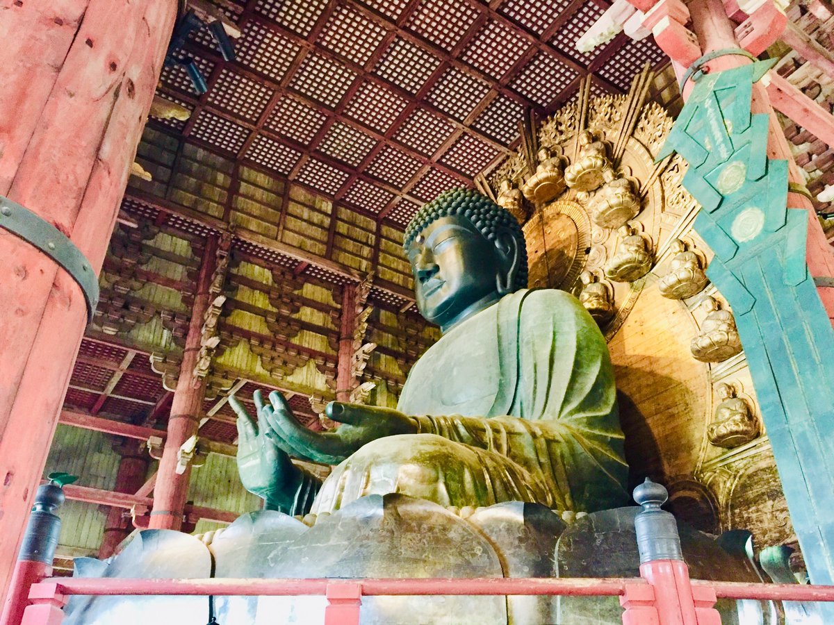 Ayiry20's tweet photo. Daibutsu-den Todai-ji Temple Nara 🇯🇵📸🎌

#japan #japon #Statue #BUDDHA #travelphotography #photography #photograph #canonphotography #Canon https://t.co/qekC8HFV3O
