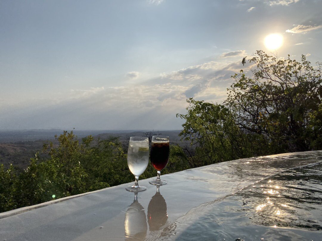 Cool off in the swimming pool after your safari, have a glass of wine or beer to end your day, while looking at the sunset.

Experience this fabulous moment with us.

#swimming #ruahanationalpark #ruaha #vacation #honeymoon #solotravel #travelling #traveltheworld #traveler