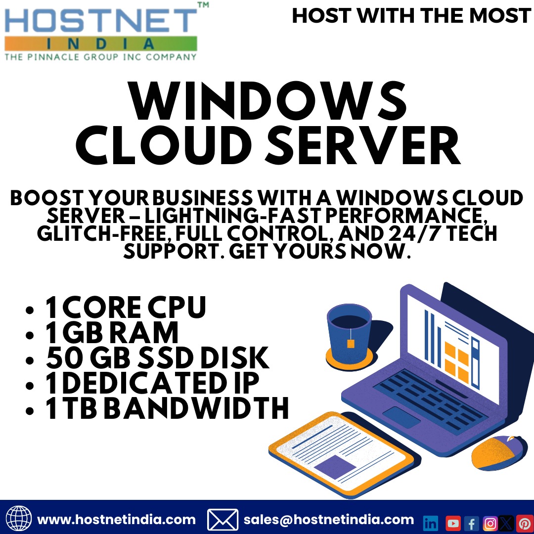 Im_hostnetindia's tweet image. 🚀 Unleash the power of your online presence with Window Cloud Servers!
#LinuxCloudServer #TechInnovation #DigitalTransformation #CloudSolutions #LinuxServerMagic #CloudTechGurus #DigitalTransformationJourney #TechInnovationHub #ServerSolutions #OnlineGameChanger #ExploreLinux