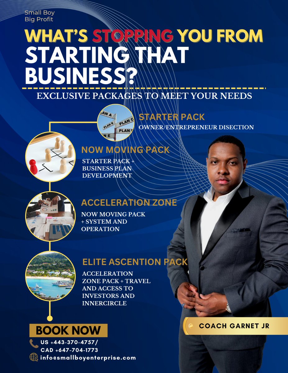 GarnetJr_'s tweet photo. Are You Looking To Start a Business or Bring  Your Idea To Reality   but Don't  Know Where To Start??

Now is the Time! 2024 is Your Year!  

Book A FREE 15min Call : https://t.co/KmYJu9ySmN

NOTE: For persons living in Canada I can Register Your Business For You!! https://t.co/oHKPPVJU3d
