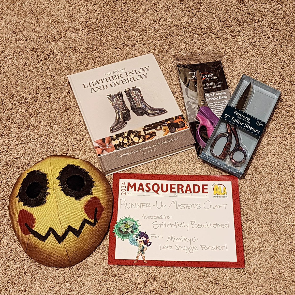 stitchbywitch's tweet photo. Mimikyu was loved 🥺💕

Got runner-up master craftsmanship at ALA! https://t.co/Cw5S41z2jX