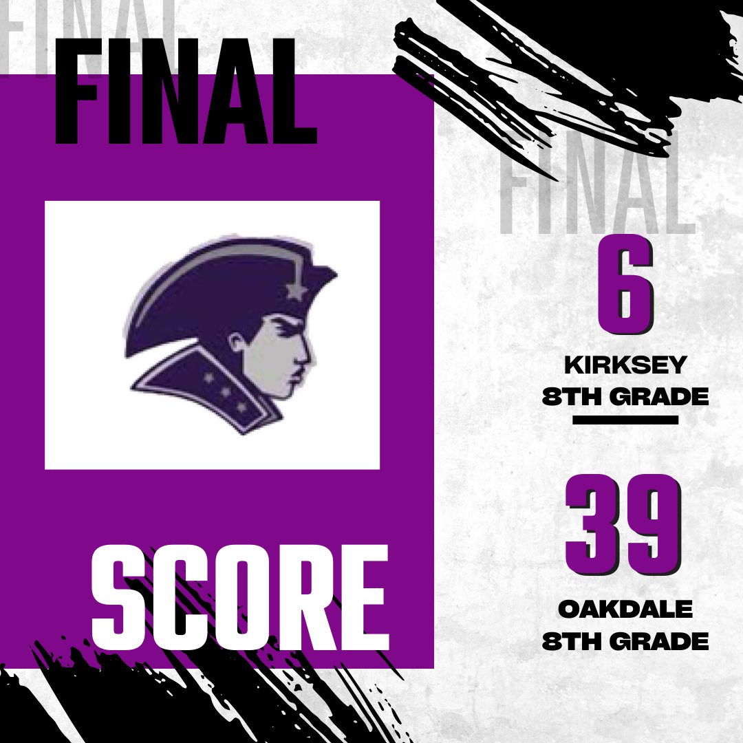 Congratulations to our 8th grade girls for their victory at Kirksey tonight!!