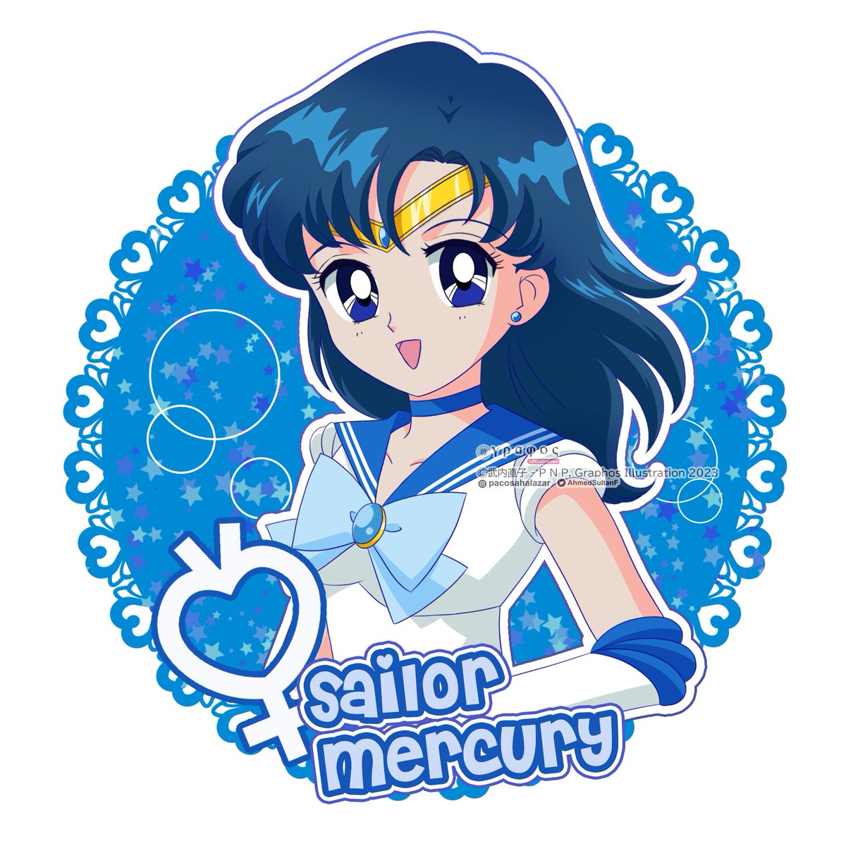 Pretty Guardian Sailor Mercury (Long hair 😍) #sailormoon #sailormercury #sailormoonfanart #digitalart #amimizuno #セーラームーン #セーラーマーキュリー #美少女戦士セーラームーン #セーラームーン #セーラームーン30周年