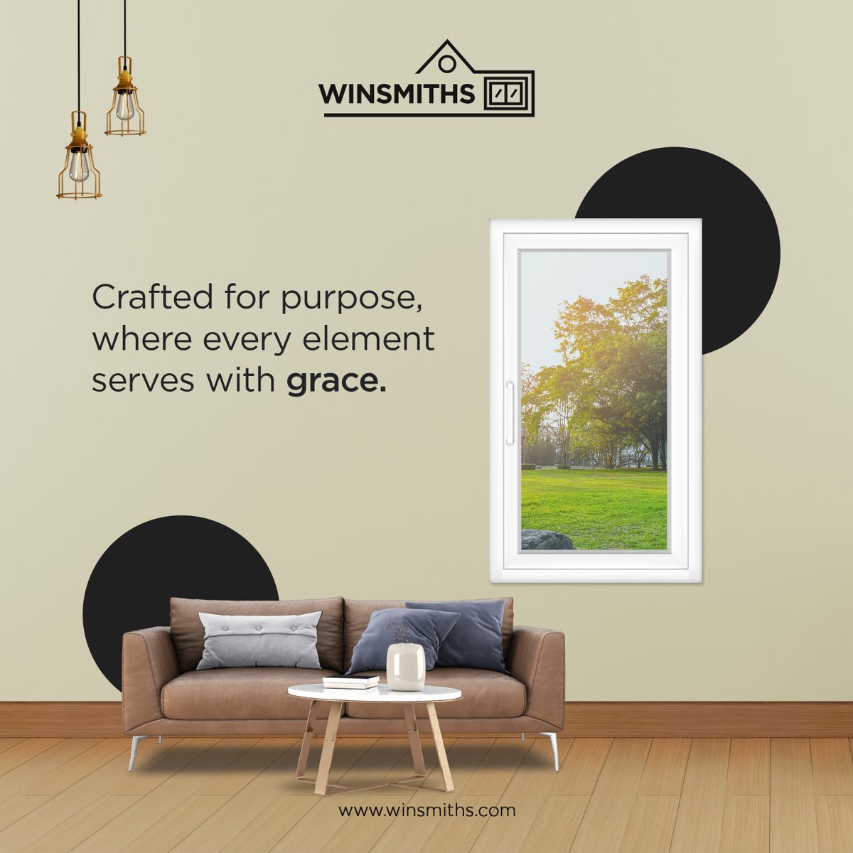 Immerse in purposeful elegance, where every crafted element serves with effortless grace.
.
.
#winsmiths #windowsdoors #aluminiumdoors #Aluminiumwindows #upvcwindows #upvcwindowsanddoorsprovider