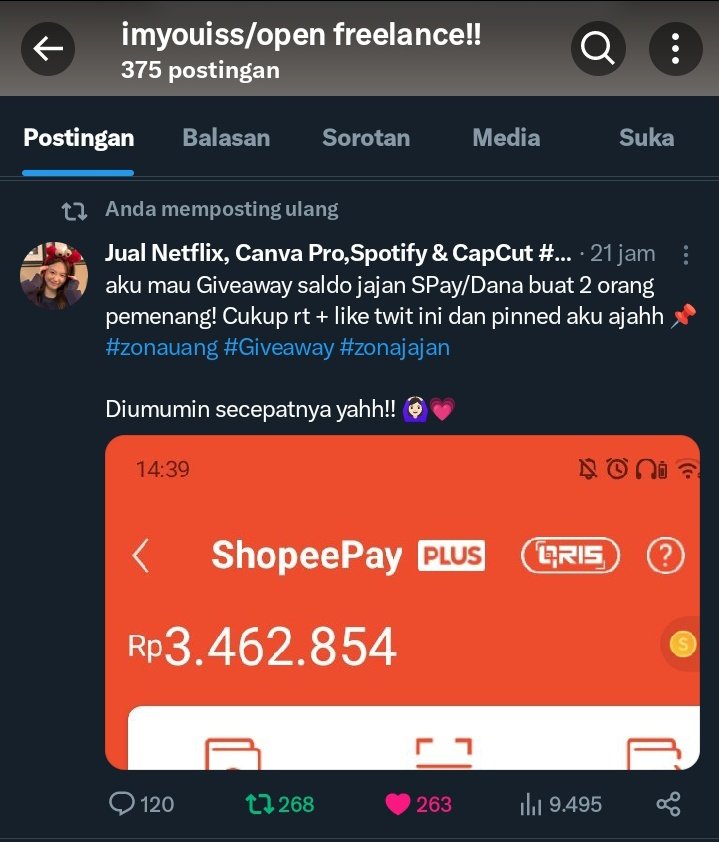 ofmaerkeu's tweet photo. @JualApkPremiium doneee, wml wml https://t.co/PiUwV2rMgt