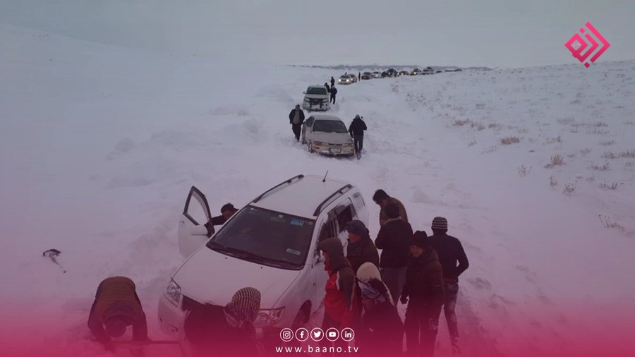 شاهراه غور-کابل به دلیل بارش شدید برف بسته شد