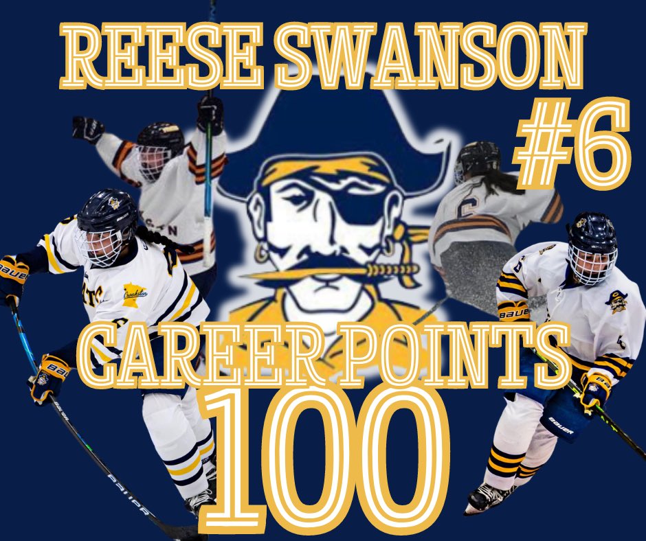 Huge Congrats to our senior captain <a href="/reeseswanson11/">Reese Swanson</a>  on snagging her 100th career point!! In the Pirate win over the Prowlers!! Here is a throwback to her first varsity goal to now! Proud of you Reese!! #WorkHardPlayHard #RollPirates