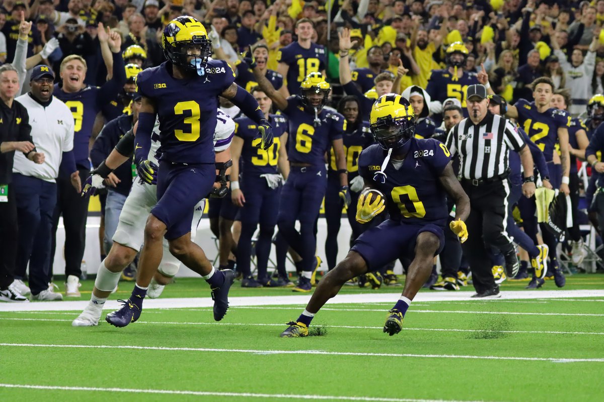 Mike Sainristil did everything and more for Michigan over the course of his career. 

He's a Michigan football legend: