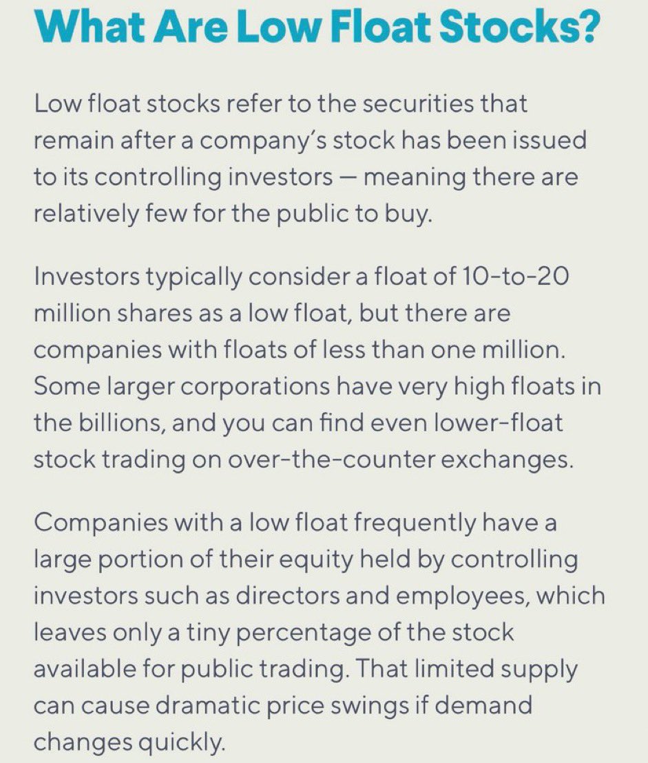 Low float stocks are best bet for investing if you want to create