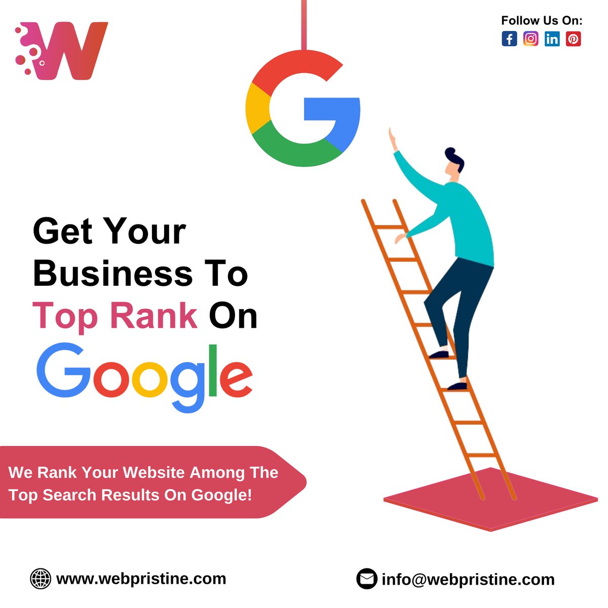 WebpristineTech's tweet photo. Unlock unparalleled visibility for your website!🔍 Elevate your website's visibility and soar to the search summit with our expert optimization strategies.🚀 🔝
Get in touch today! 🤝
🌐 https://t.co/XVTVGNMJsv
📩 info@webpristine.com
#Webpristine #SEO #TopGoogleRankings https://t.co/XnaB9OdAWV
