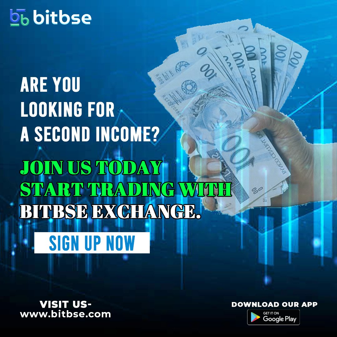 bitbse's tweet photo. Ready for extra income? Trade with Bitbse Exchange today!
#BitBSE #CryptoSupport #bitbseexchange #blockchain #cryptoexchange #bitcoin #cryptotrading #bep20token #doge #xrp #bitbsecryptoexchange #bestcryptocurrency #cryptotrading #mtgbuysell #buyandsellcrypto #bitcoin #etherium https://t.co/YcdBi9Yjsz