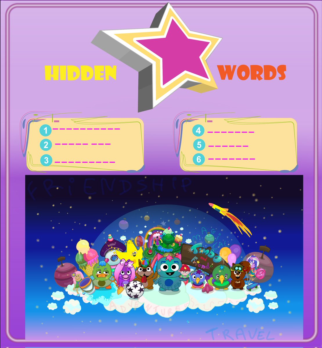 timboandfriends's tweet photo. ❓Riddles Day#2❓- 🧐Hidden Words🧐 -- ❓Rätsel Tag#2❓- 🧐Versteckte Wörter🧐
https://t.co/PJPvT3vh5G
#hiddenwordsgames #cartoonstyle #versteckewörterspiel #timboland #fun #timboandfriendsriddles #wednesdayriddles #riddlemethat #riddlecommunity #riddlesdaily #kidscartoon https://t.co/S3rzg19Cuc