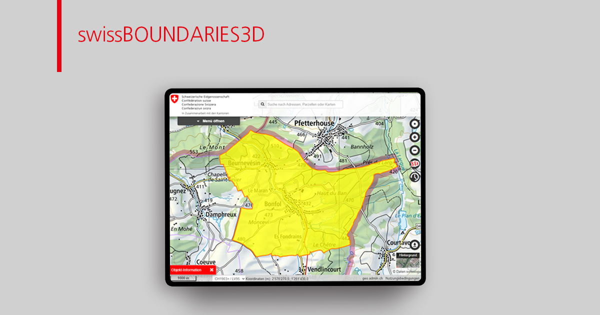 Update #swissBOUNDARIES3D Die Ausgabe 2024 von swissBOUNDARIES3D ist verfügbar. Dieser aktualisierte Datensatz enthält alle Gemeindefusionen, die per 1. Januar 2024 in Kraft traten. 🔗ow.ly/VPNF50QoOEl