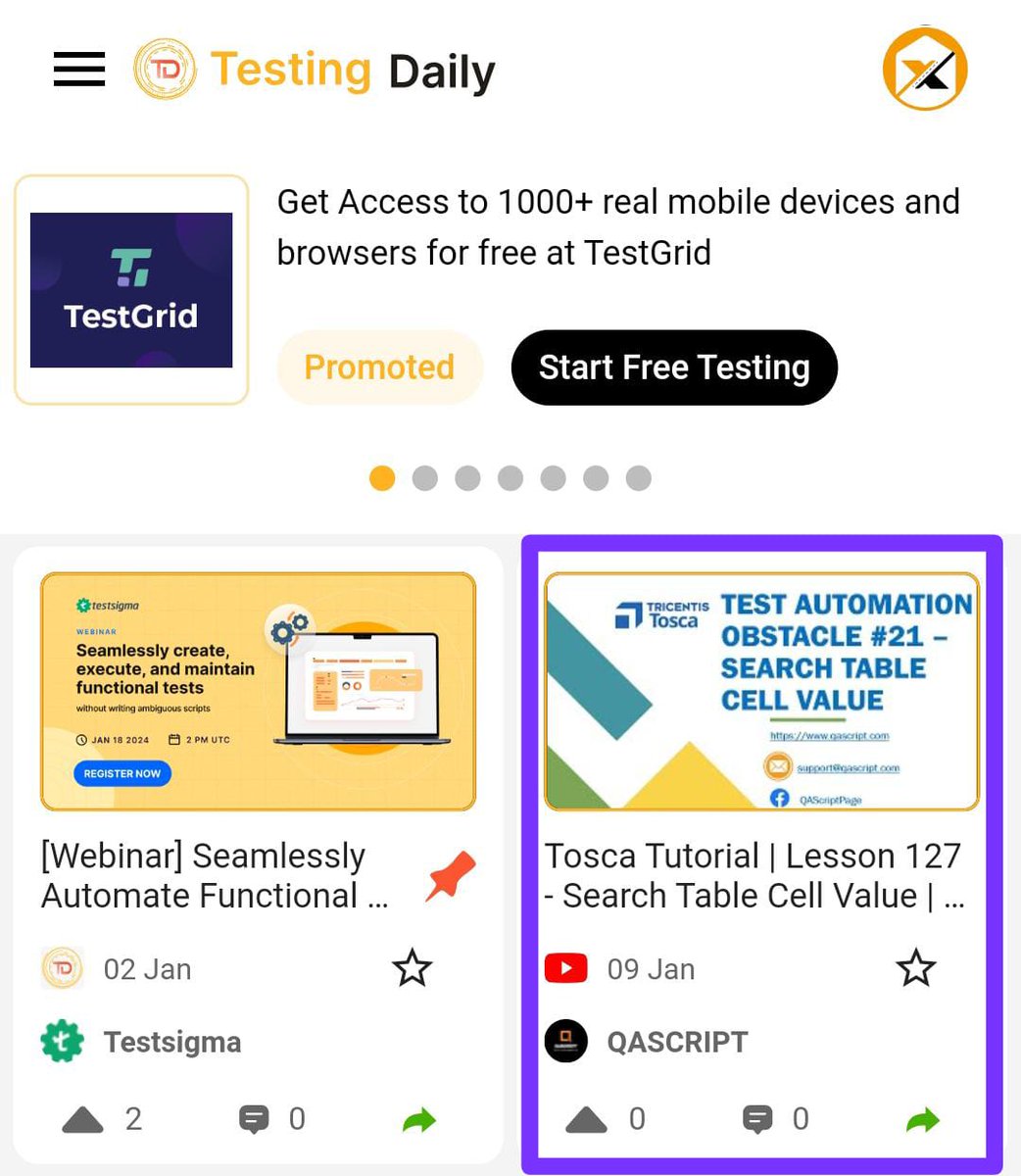 SH_TestingDaily's tweet photo. #09Jan: The First Youtube Video in #TestingDaily is from @qascript_.
https://t.co/1KGbJh9EEZ
#qascript #testingtools #testingdaily https://t.co/mSGMatC6GX