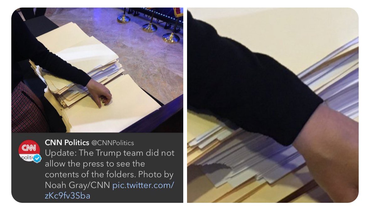 @jeffstorobinsky trump’s mountain of election fraud evidence is exactly like his table of fake tax folders in 2017.   Only blank paper.  Zero truthful information as is always the case with him.